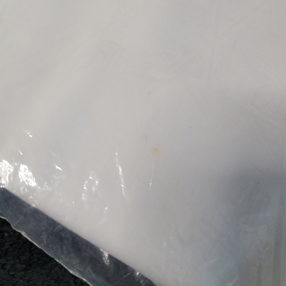 VINTAGE Eyelet Full Flat Sheet Penobscot Plus‎ Selected Seconds Off-White - Picture 6 of 6